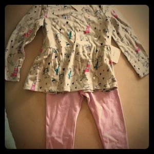 Cute toddler girls 3T outfit new with tags!